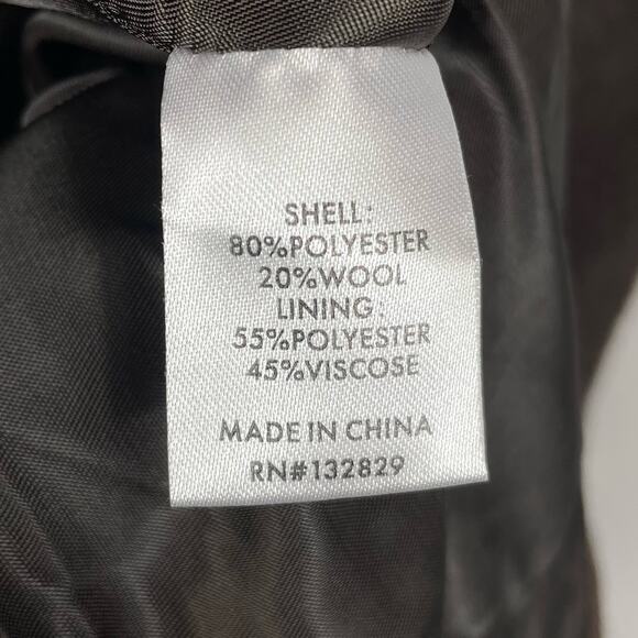 L'Academie Athena Coat Brown Button Front Oversized Collared Fuzzy Sz S - Picture 12 of 12